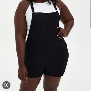 Torrid Linen Overalls